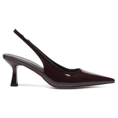 Kitten Heels for Women Slip On Pointed Toe Slingback Heels